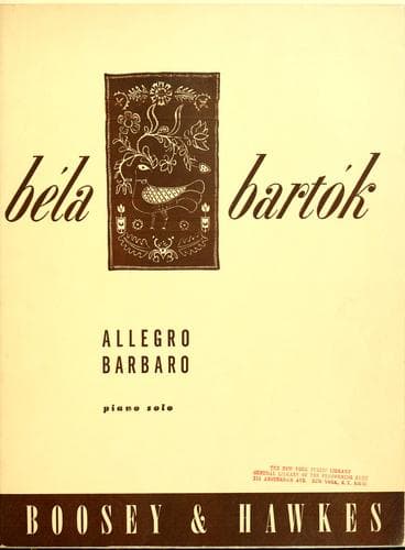 Tapa de Allegro barbaro
