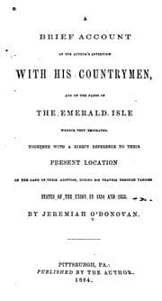 Tapa de A Brief Account of the Author's Interview with His Countrymen, and of the Parts of the Emerald ..