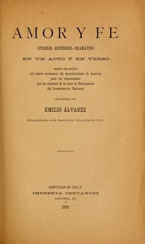 Tapa de Amor y fe