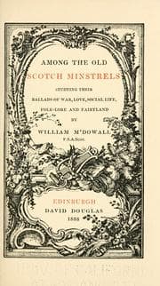 Tapa de Among the old Scotch minstrels