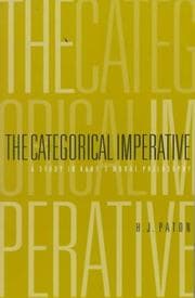Tapa de The categorical imperative