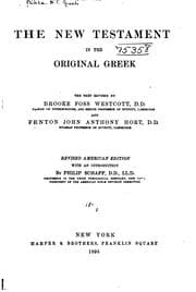 Tapa de The New Testament in the Original Greek