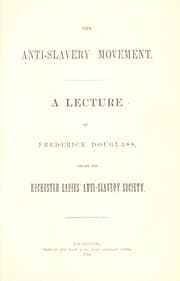 Tapa de The anti-slavery movement