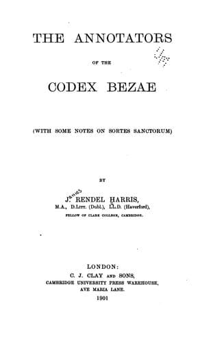 Tapa de The annotators of the Codex Bezae