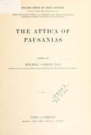 Tapa de The Attica of Pausanias