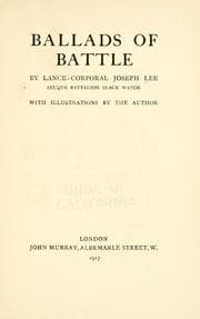 Tapa de Ballads of battle