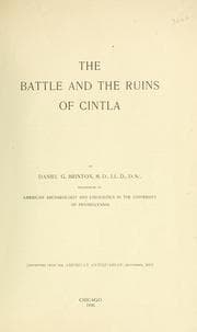 Tapa de The battle and the ruins of Cintla