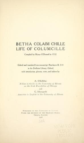 Tapa de Betha Colaim chille.