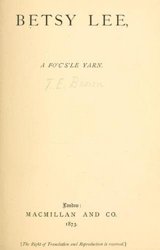 Tapa de Betsy Lee