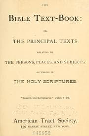 Tapa de The Bible text-book