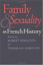 Tapa de Family and Sexuality in French History