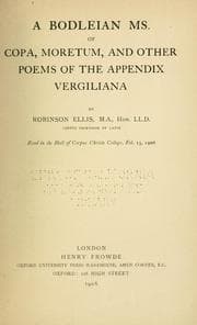 Tapa de A Bodleian ms. of Copa