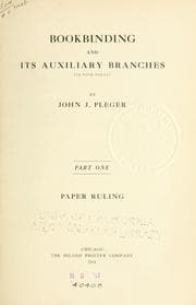 Tapa de Bookbinding and its auxiliary branches