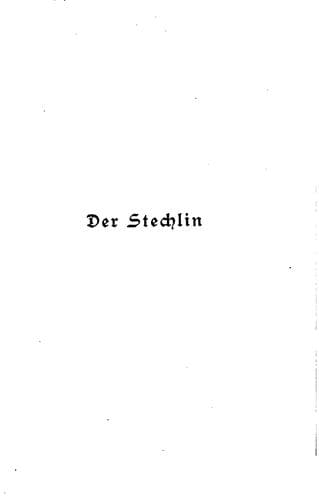Tapa de Der Stechlin: Roman