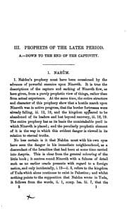 Tapa de Commentary on the Prophets of the Old Testament