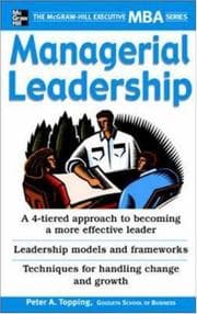 Tapa de Managerial Leadership