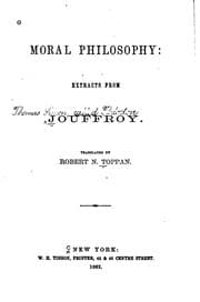 Tapa de Moral philosophy
