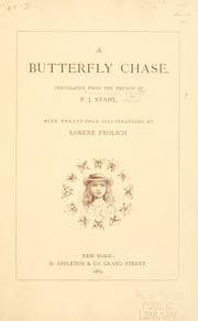 Tapa de A butterfly chase