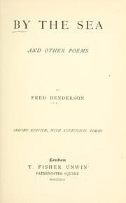 Tapa de By the sea, and other poems