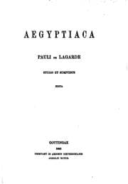 Tapa de Aegyptiaca