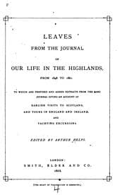 Tapa de Leaves from the Journal of Our Life in the Highlands, from 1848 to 1861: To ..