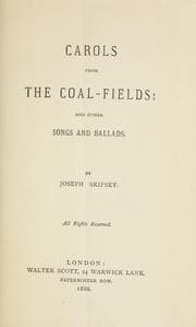 Tapa de Carols from the coal fields