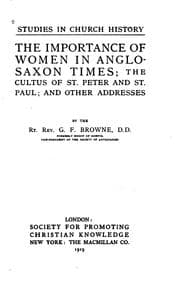 Tapa de The Importance of Women in Anglo-Saxon Times: The Cultus of St. Peter and St ..