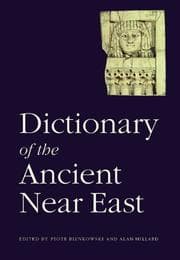 Tapa de Dictionary of the Ancient Near East