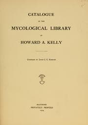 Tapa de Catalogue of the mycological library of Howard A. Kelly