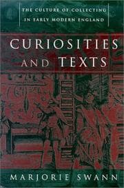 Tapa de Curiosities and texts