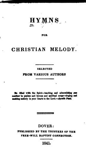 Tapa de Hymns for Christian Melody