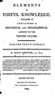 Tapa de Elements of Useful Knowledge: Containing a Historical and Geographical Account of the United States