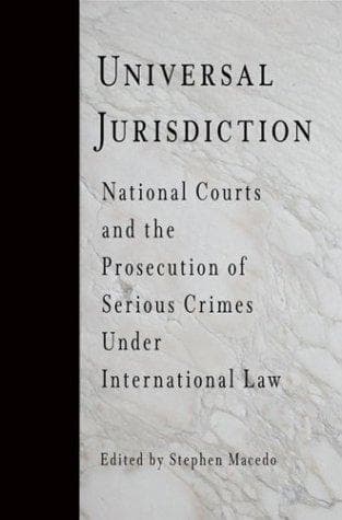 Tapa de Universal Jurisdiction