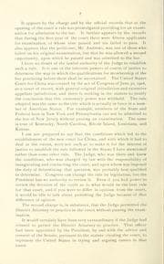 Tapa de Charges against Lebbeus R. Wilfley, judge of the United States Court for China, and petition for his removal from office