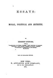 Tapa de Essays: Moral, Political and Aesthetic