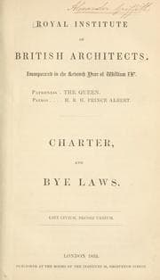 Tapa de Charter and bye laws