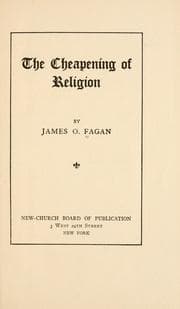 Tapa de The cheapening of religion