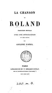 Tapa de LA CHANSON DE ROLAND