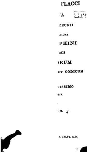 Tapa de Quinti Horatii Flacci Opera omnia