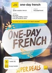 Tapa de Teach Yourself One-Day French (Book + 1CD)