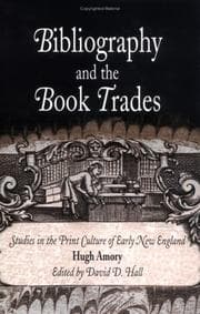 Tapa de Bibliography and the book trades