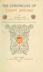 Tapa de The chronicles of Count Antonio