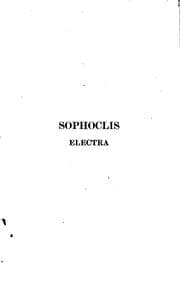 Tapa de Sophoclis Electra