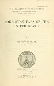 Tapa de Coke-oven tars of the United States