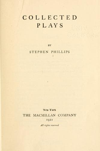 Tapa de Collected plays