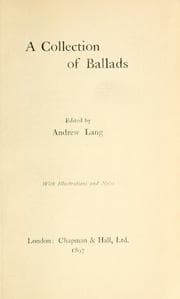 Tapa de A Collection of Ballads