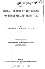 Tapa de The Ballad History of the Reigns of Henry VII and Henry VIII