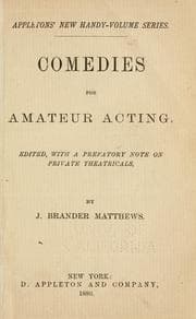 Tapa de Comedies for amateur acting