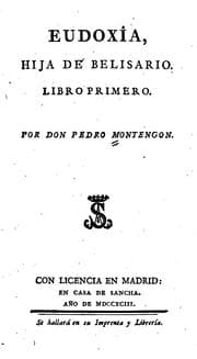 Tapa de Eudoxia, hija de Belisario