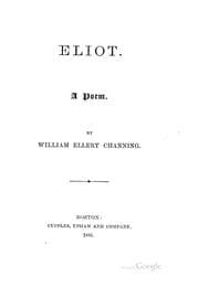 Tapa de Eliot: A poem